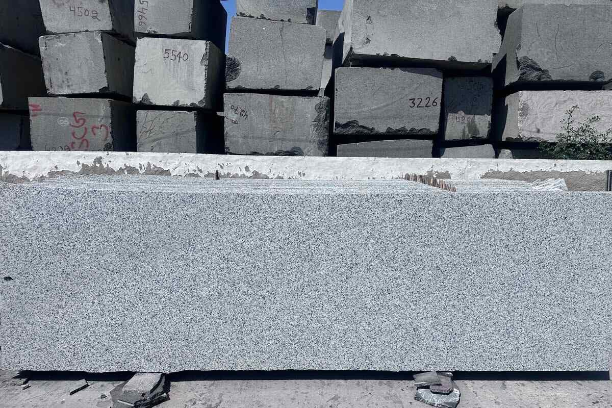 China White Granite Slab from Rajasthan India